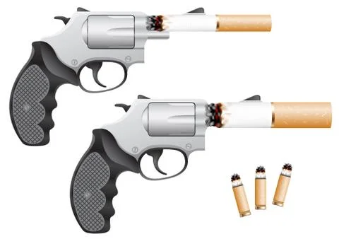 Smoking is death Stock Illustration