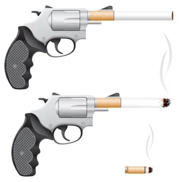 Smoking is death Stock Illustration