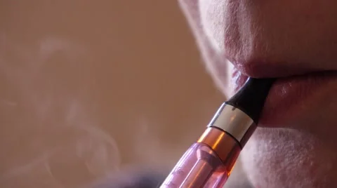 Smoking electronic cigarette, close up 스톡 동영상 50827997