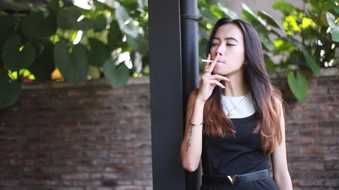 Smoking Stock Footage 107601057