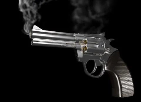 Smoking gun Stock Illustration