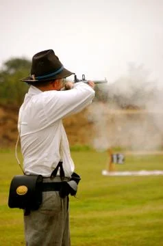 Smoking gun Stock Photos
