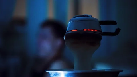 Smoking a hookah Stock Footage 101783575