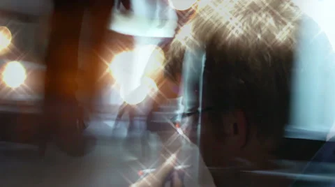 Smoking illegal narcotics dope, night euphoria drug abuse, weed 動画素材 32196866