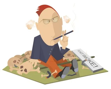Smoking is killing Stock Illustration