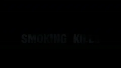 Smoking kills Stock Footage 621449