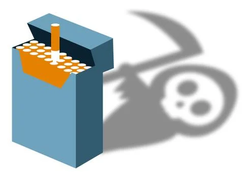 Smoking kills Stock-Illustration