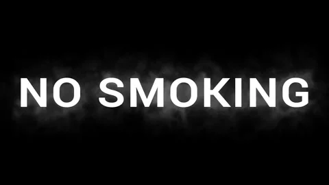 Smoking kills warning text no smoking Stock Footage 321043348