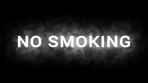 Smoking kills warning text no smoking Stock Footage 321043353