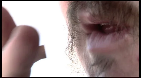 Smoking man Stock Footage 1182486