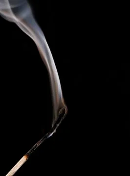 SMOKING MATCH Stock Photos