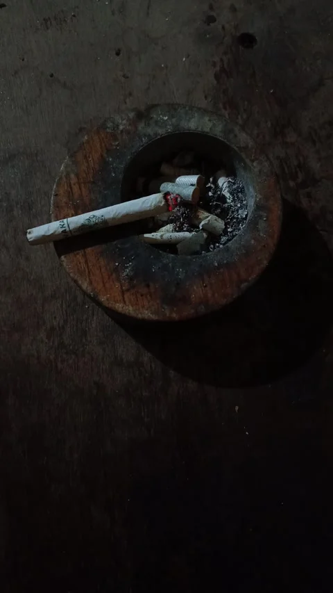 Smoking at night Stock Footage 272785525