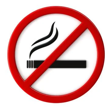 Smoking not allowed Stock Illustration