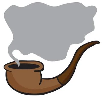 Smoking pipe I Illustrazione stock