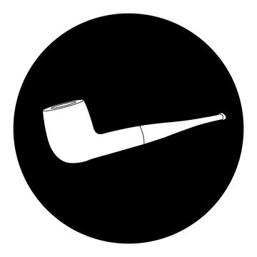 Smoking pipe icon Stock Illustration