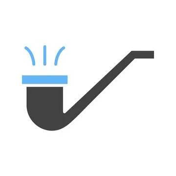 Smoking Pipe icon vector image. Stock Illustration