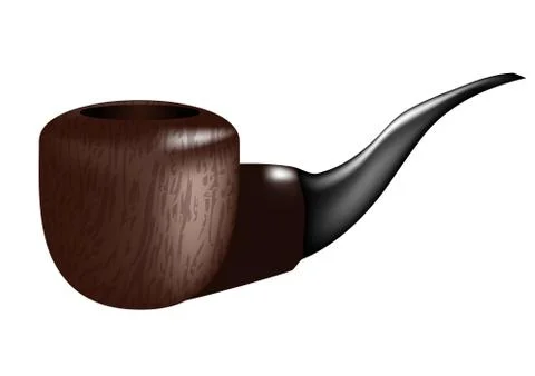 Smoking pipe Stock Illustration