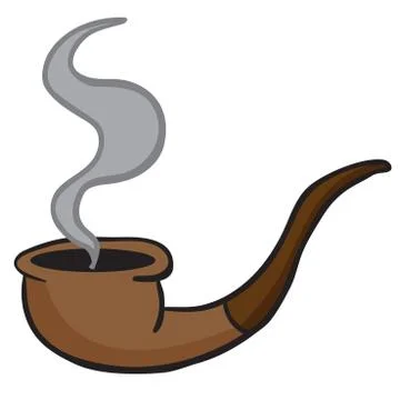 Smoking pipe Stock Illustration