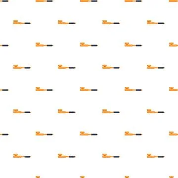 Smoking pipe pattern creating seamless background texture Stock Illustration