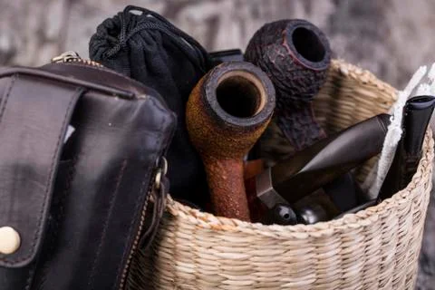 Smoking pipe Foto stock
