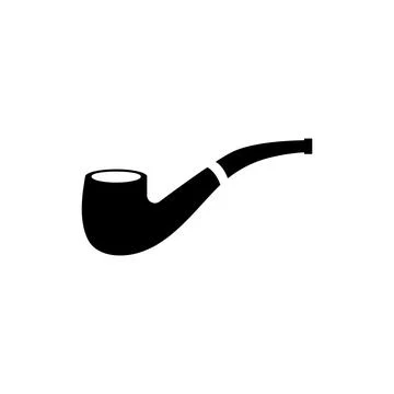 Smoking pipe. Vector illustration isolated on white background Stock Illustration
