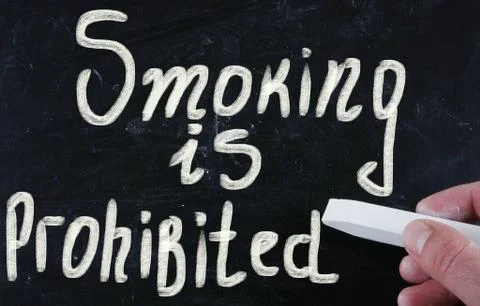 Smoking is prohibited Stock Illustration