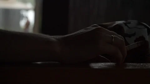 Smoking rain in background Video stock 116415618