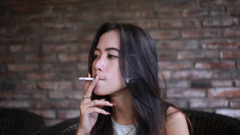 Smoking Relax Stock Footage 107601093
