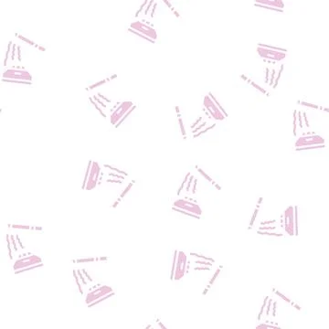 Smoking sensor glyph vector seamless pattern black Stock Illustration