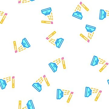 Smoking sensor vector seamless pattern color 스톡 일러스트
