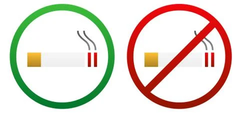 Smoking sign Stock Illustration
