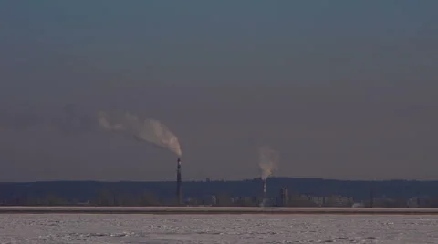 Smoking Stacks Stock Footage 47065823