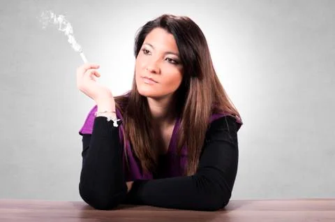 Smoking time Stock Photos