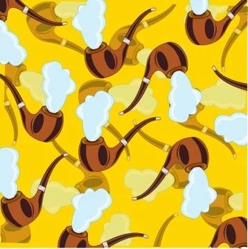 Smoking tubes background Illustrazione stock