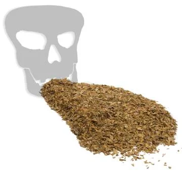 Smoking warning concept Stock Photos