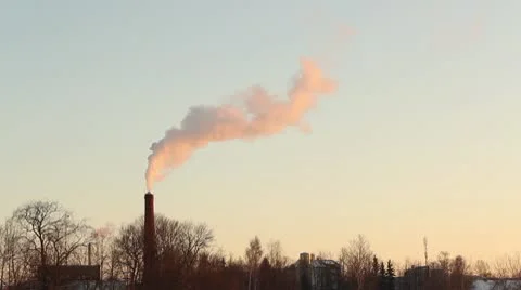 Smoking winter chimney ProRes Stock Footage 10724568