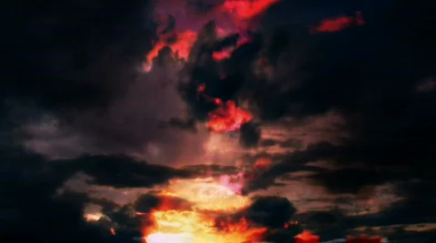 Smoky Clouds Stock Footage 662717