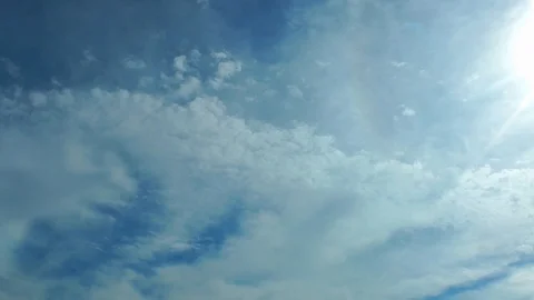 Smoky Clouds in the in Sky Stock Footage 96122705