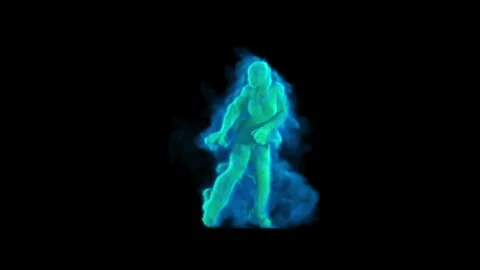 Smoky dance 02 Stock Footage 339286710