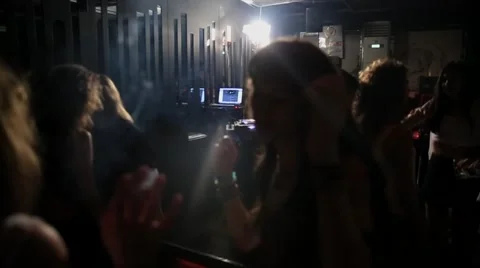 Smoky dance Stock Footage 42614053