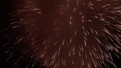 Smoky exploding fireworks 3 Video stock 83801775