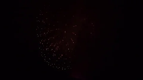 Smoky exploding fireworks Video stock 83801715