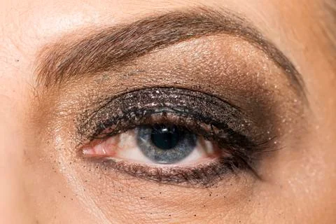 Smoky eye  make up Stock Photos