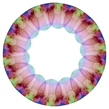 Smoky Mandala Illustrazione stock
