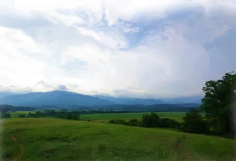 Smoky Mountain Stock Illustration