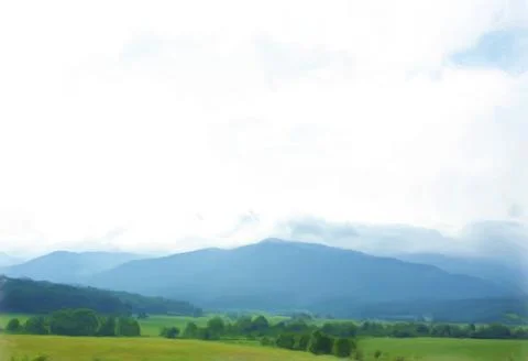 Smoky Mountains Stock Illustration