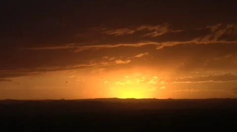 Smoky Sunset 스톡 동영상 54741087