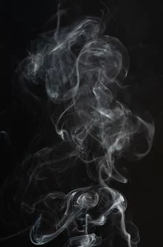 Smoky white cloud Stock Photos