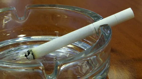 Smoldering cigarette Video stock 364528