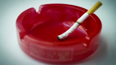 Smoldering cigarette. Stock Footage 49598708